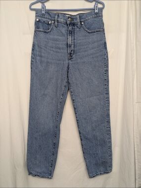 Madewell Straight-Leg Light Blue Denim Jeans